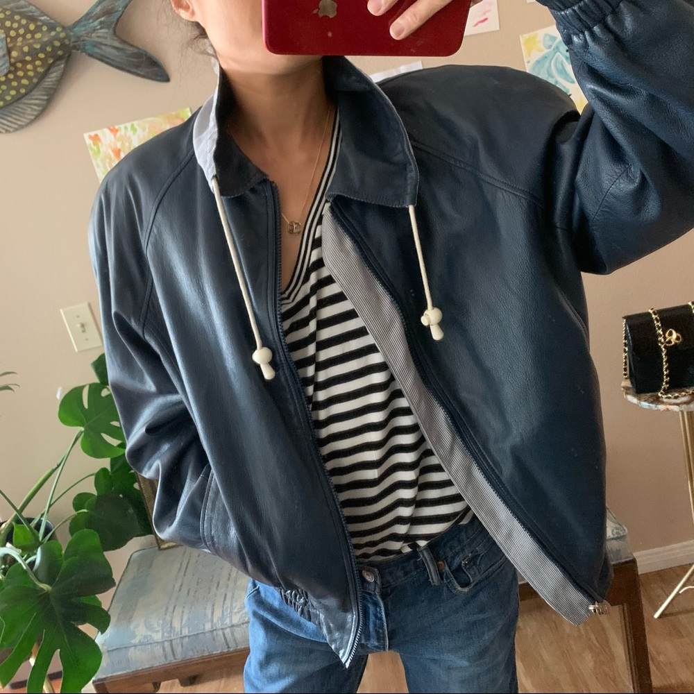 Bally vintage Daytona lether bomber jacket